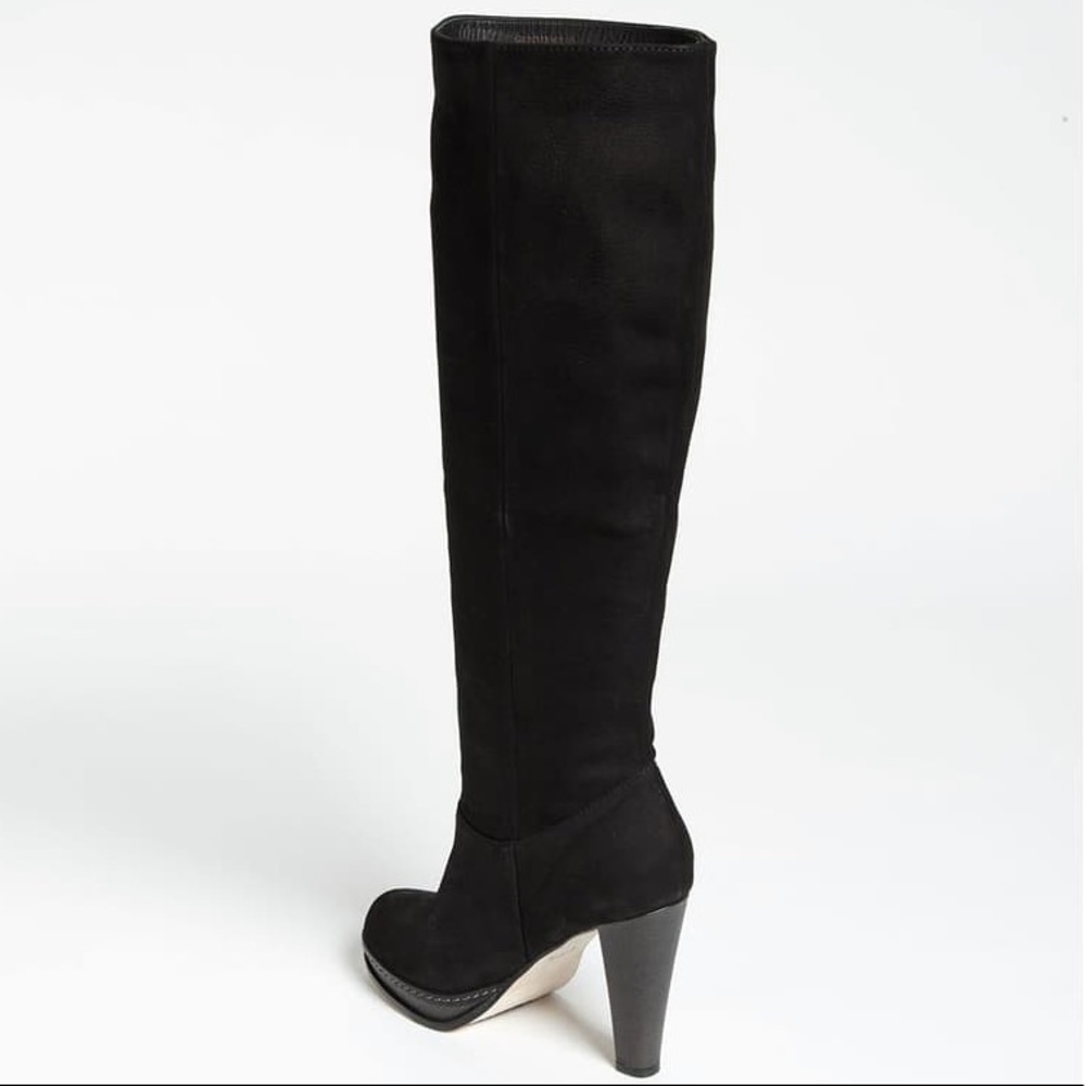 ***SOLD*** Cole Haan Nola Slouch Boots Chestnut Nubuck - Picture 10 of 14